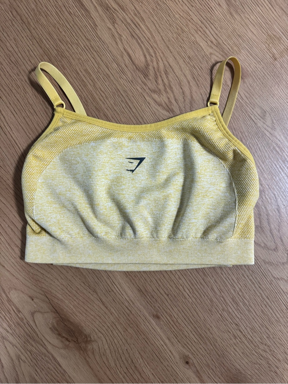 Gymshark Yellow Seamless Light-Impact Sports Bra